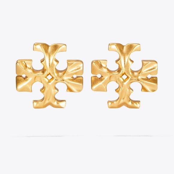 🔥🔥HOT PRICE🔥🔥NEW TORY BURCH ROXANNE LOGO STUDS - Picture 2 of 6